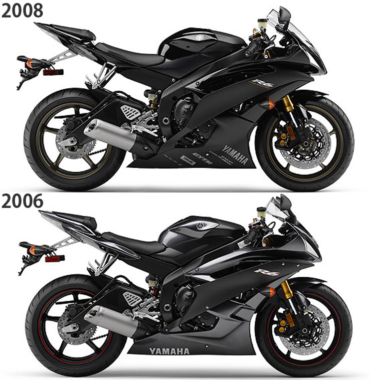 YZF-R6(13S/1JS/2CX)-since 2008- - バイクの系譜