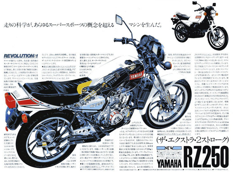 RZ250(4L3)-since 1980- - バイクの系譜