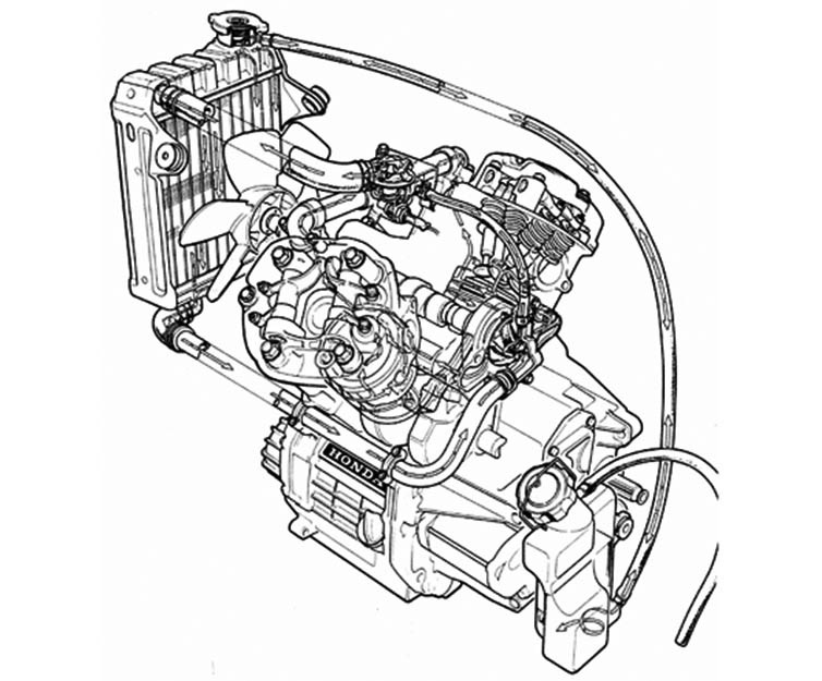 CX500エンジン