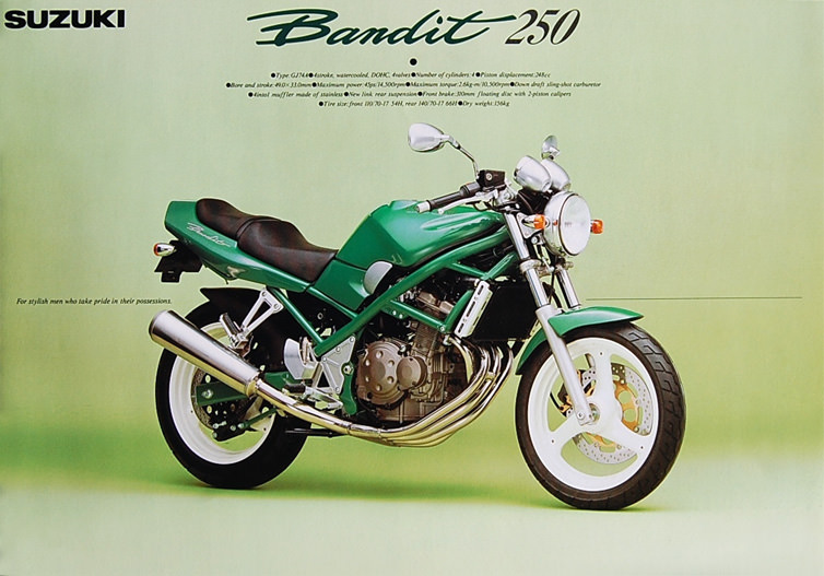 Bandit250/LTD（GJ74A）-since 1989- - バイクの系譜