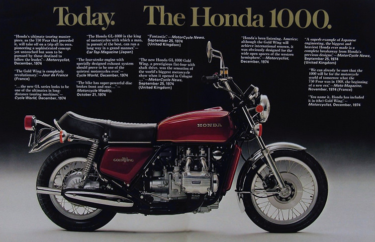 GL1000（GL1） -since 1974- - バイクの系譜