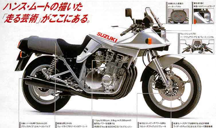 1987年式GSX1100SAEカタログ