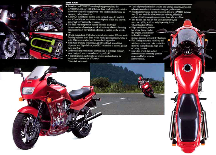 GPZ1100(ZX1100E) -since 1995- - バイクの系譜