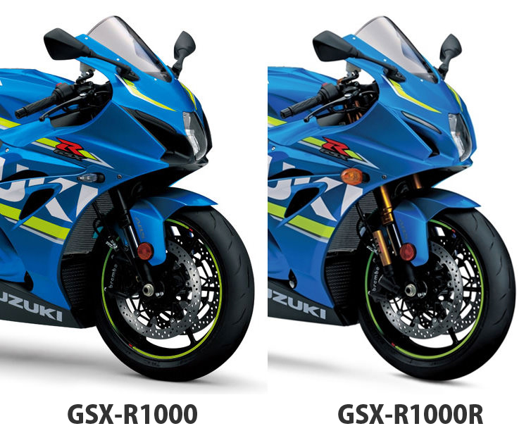 GSX-R1000とGSX-R1000Rの違い