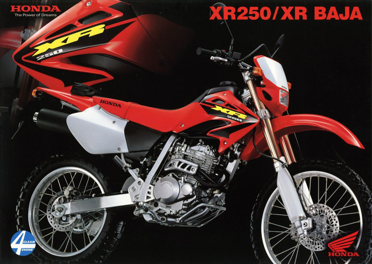 XR250/BAJA/Motard（MD30後期） -since 2003- - バイクの系譜
