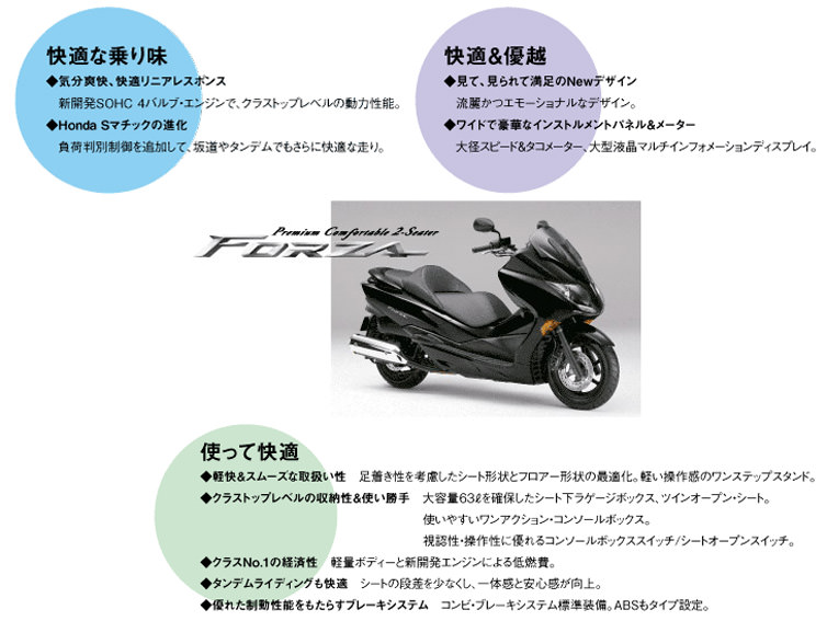 FORZA X/Z（MF10） -since 2007- - バイクの系譜