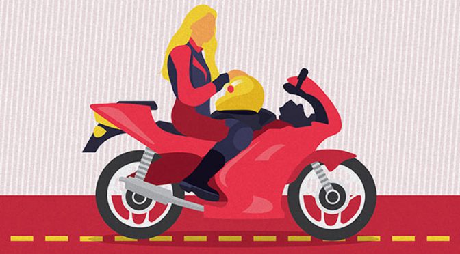 バイクに乗る女性は乗らない女性よりも充実している