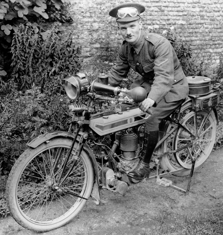 第一次世界大戦のバイク