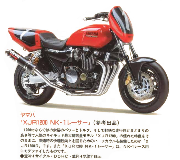 XJR1200/R(4KG) -since 1994- - バイクの系譜