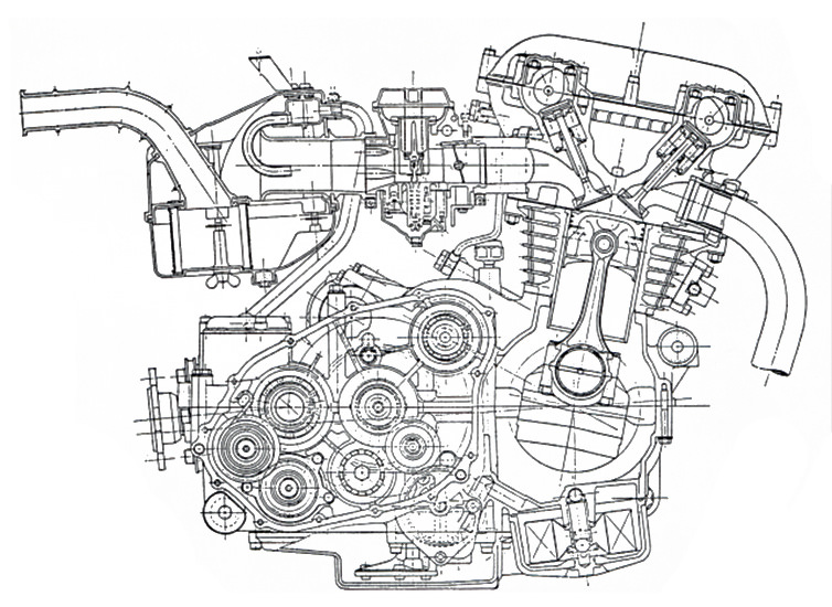 XS1100エンジン