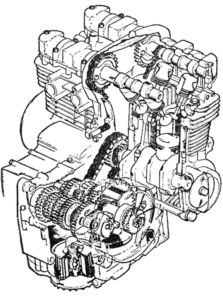 Z400FXエンジン